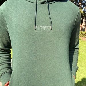 Cozy and comfy green regular fit hnm hoodie